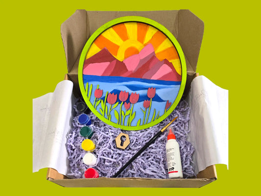 DIY 3D Nature Theme MDF Painting Kit